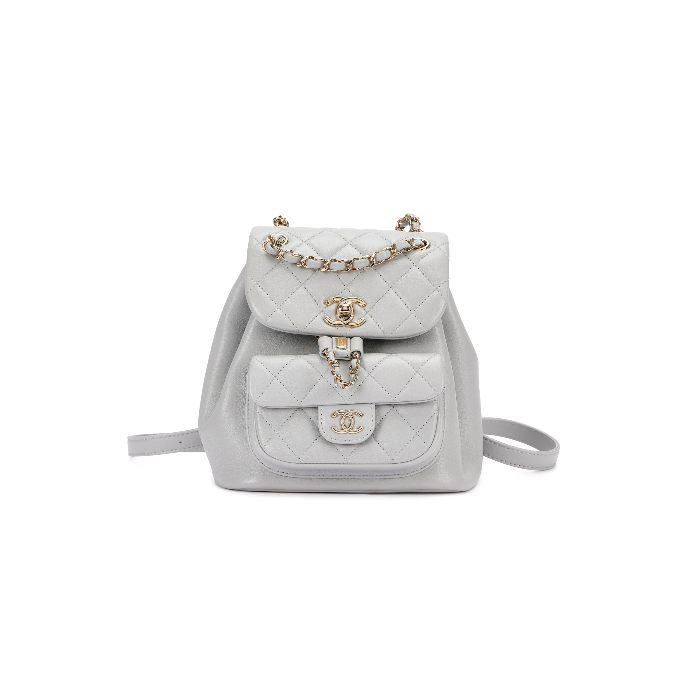 CHANEL MASTER DUMA MINI BACKPACK AS2908 (18.5*18*12cm)
